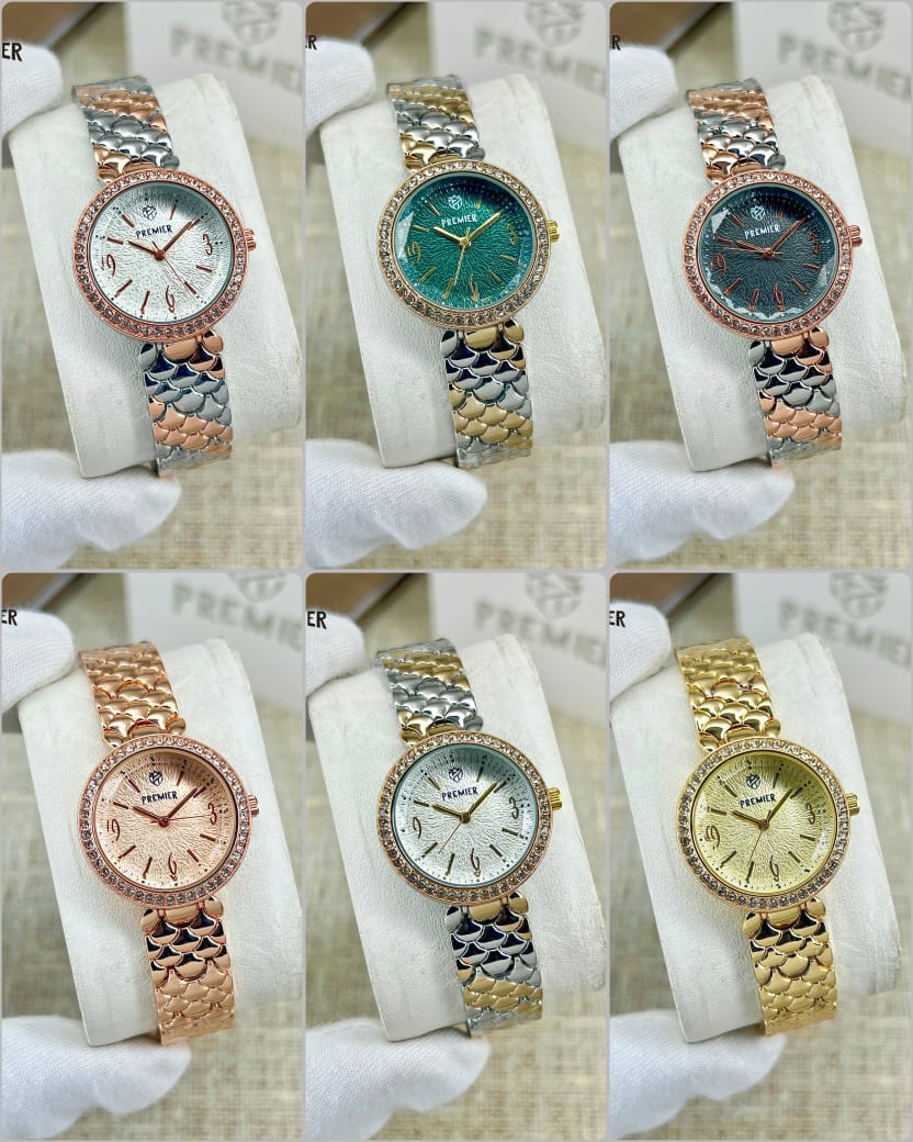 Premier Ladies Fancy Cut Glass Watch