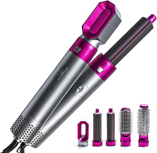 5 in 1 Hot Air Styler | Hair Dryer, Curler & Brush