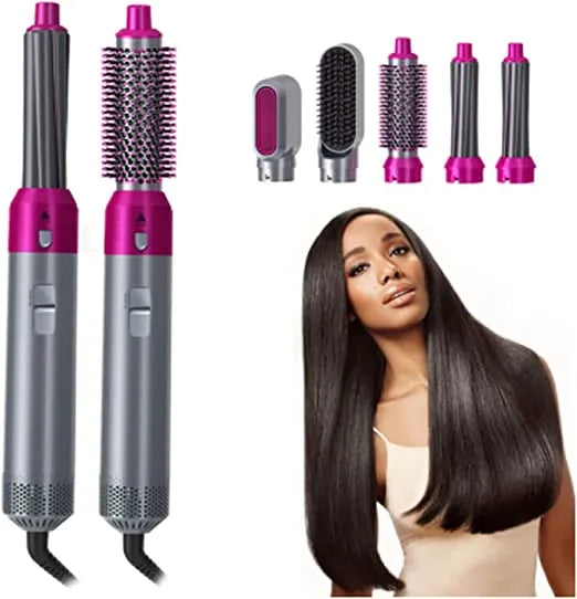 5 in 1 Hot Air Styler | Hair Dryer, Curler & Brush