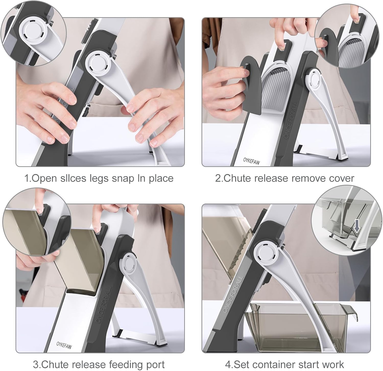 5-in-1 Kitchen Mandoline Slicer – Vegetable & Fruit Cutter