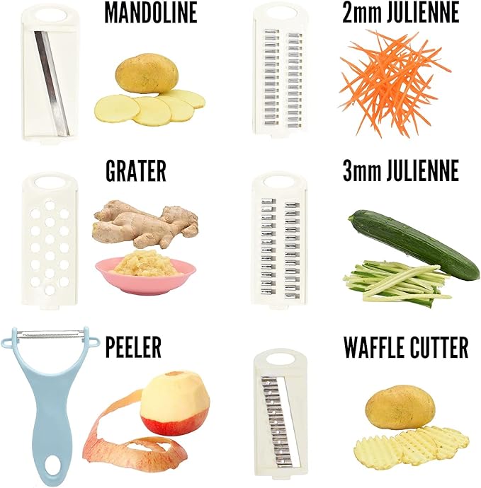 5 in 1 Vegetable Cutter & Slicer