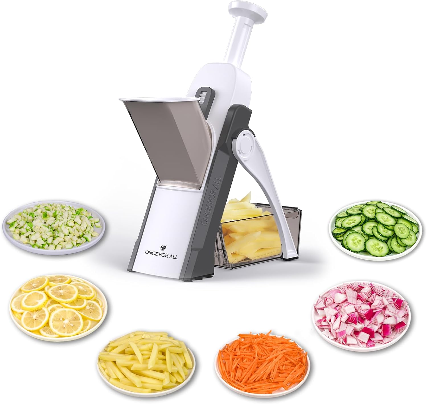 5-in-1 Kitchen Mandoline Slicer – Vegetable & Fruit Cutter