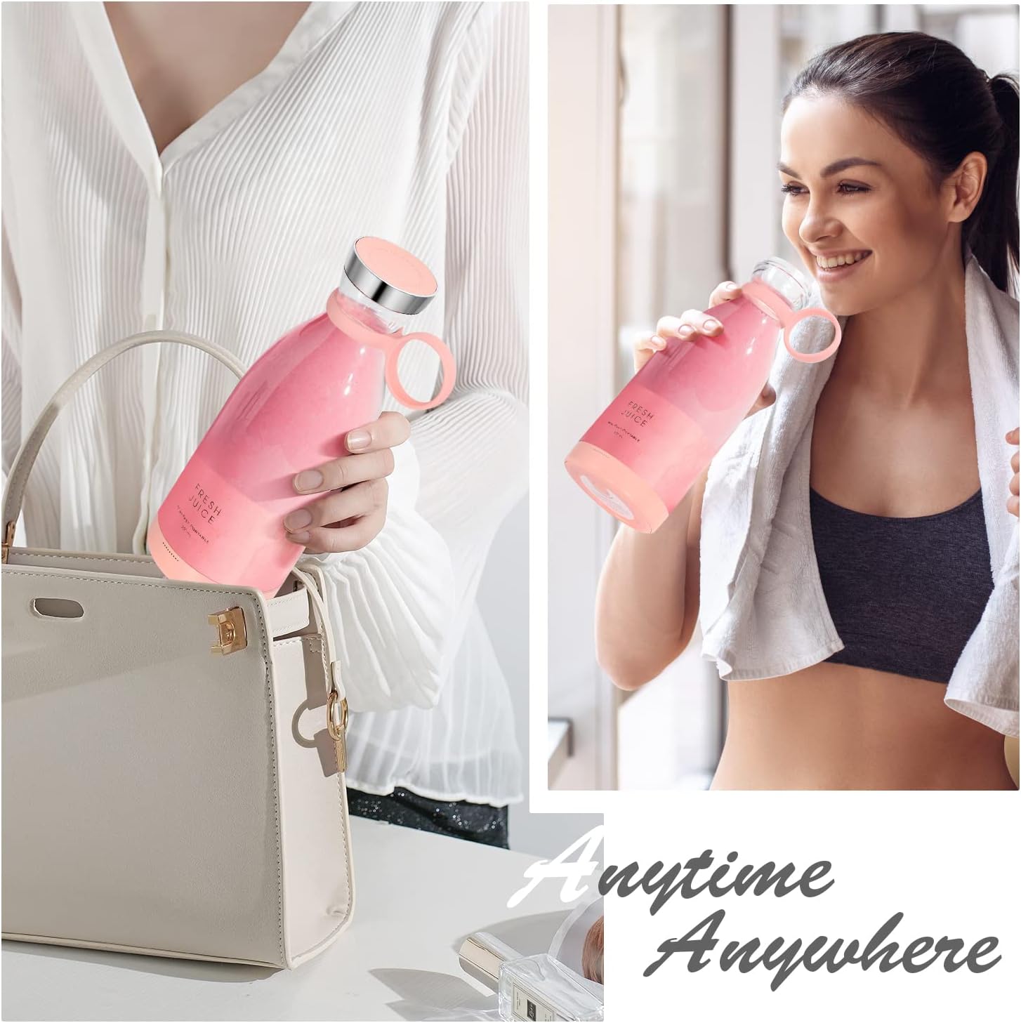 Electric Mini Portable Juicer Blender USB Recahrgeable