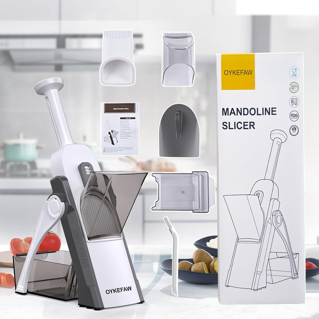 5-in-1 Kitchen Mandoline Slicer – Vegetable & Fruit Cutter