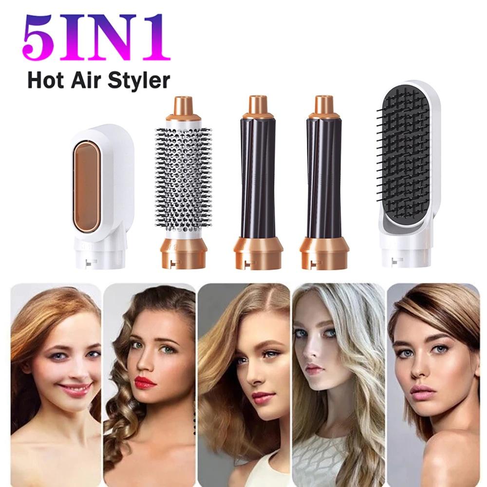 5 in 1 Hot Air Styler | Hair Dryer, Curler & Brush