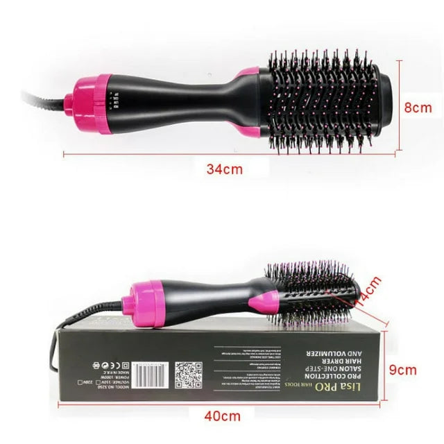 One-Step 3-in-1 Hot Air Brush & Hair Dryer, Volumizer & Styler