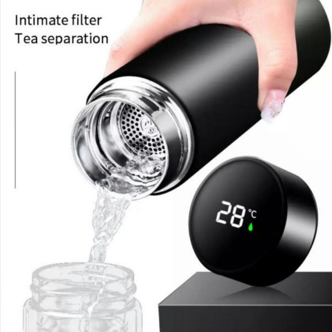 500ML Smart Thermos Water Bottle Stainless Steel Insulation Touch Intelligent Temperature Display Vacuum Flasks Cup Digital Mug