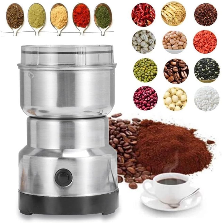 Raf Electric Stainless Steel Masala Grinder
