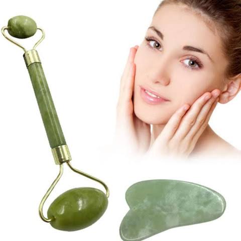 Jade Roller & Gua Sha Face Massage