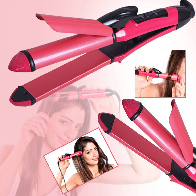 Nova 2 in 1 Hair Straightener & Curler