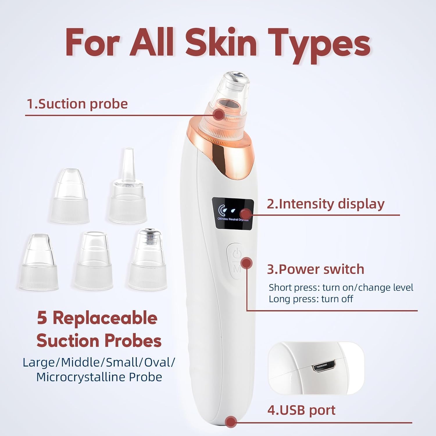 5 In 1 Blackhead Remover