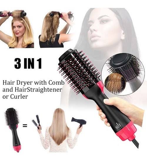 One-Step 3-in-1 Hot Air Brush & Hair Dryer, Volumizer & Styler